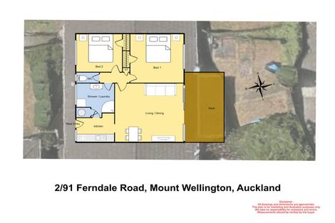 Photo of property in 2/91 Ferndale Road, Mount Wellington, Auckland, 1060