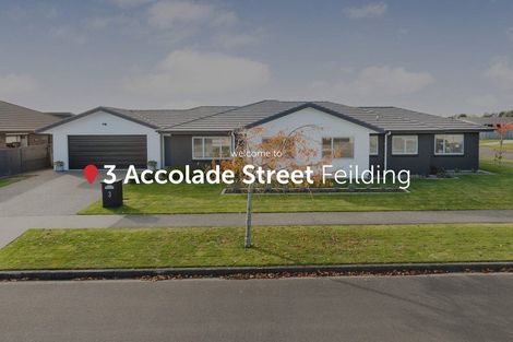 Photo of property in 3 Accolade Street, Feilding, 4702