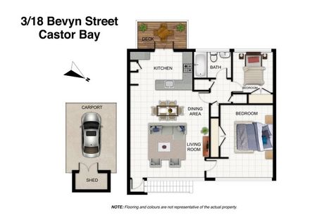 Photo of property in 3/18 Bevyn Street, Castor Bay, Auckland, 0620