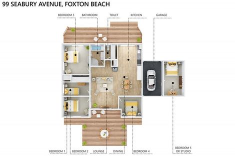 Photo of property in 99 Seabury Avenue, Foxton Beach, Foxton, 4815