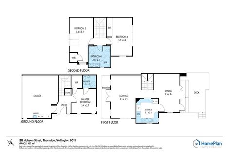 Photo of property in 12b Hobson Street, Thorndon, Wellington, 6011
