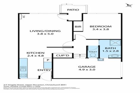 Photo of property in 2/7 Angela Street, Upper Riccarton, Christchurch, 8041