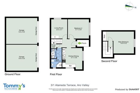 Photo of property in 3 Alameda Terrace, Aro Valley, Wellington, 6021