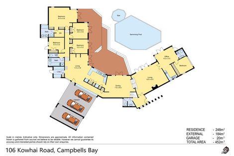 Photo of property in 106 Kowhai Road, Campbells Bay, Auckland, 0630