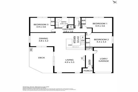 Photo of property in 43 Esther Street, Martinborough, 5711