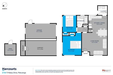 Photo of property in 2/100 Ti Rakau Drive, Pakuranga, Auckland, 2010