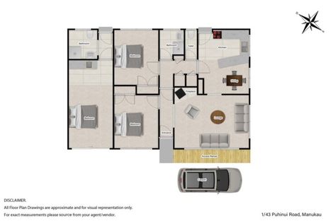 Photo of property in 1/43 Puhinui Road, Manukau, Auckland, 2104