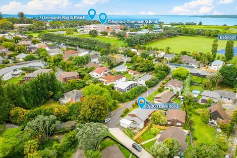 Photo of property in 3/203 Lake Road, Belmont, Auckland, 0622