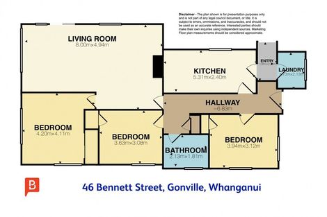 Photo of property in 46 Bennett Street, Gonville, Whanganui, 4501