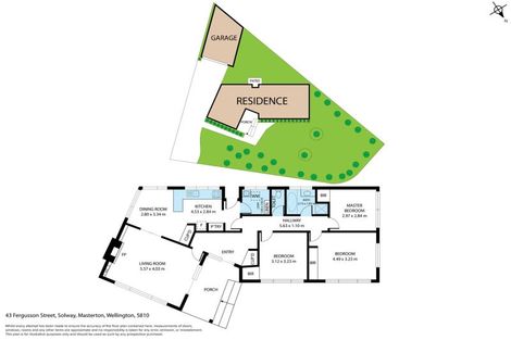 Photo of property in 43 Fergusson Street, Solway, Masterton, 5810