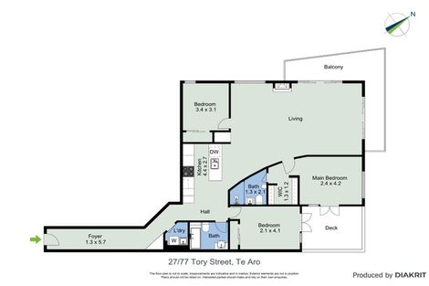 Photo of property in Galleria Apartments, 27/77 Tory Street, Te Aro, Wellington, 6011