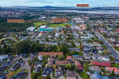 Photo of property in 5/177 Onewa Road, Birkenhead, Auckland, 0626