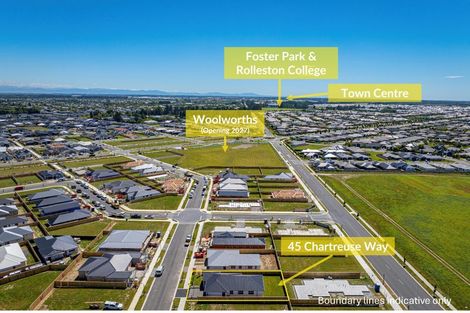 Photo of property in 45 Chartreuse Way, Rolleston, 7614