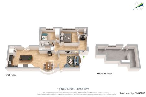 Photo of property in 15 Oku Street, Island Bay, Wellington, 6023