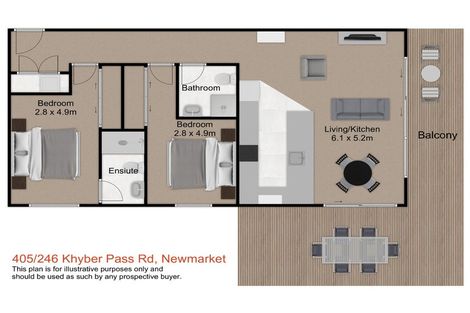 Photo of property in 405/246 Khyber Pass Road, Grafton, Auckland, 1023