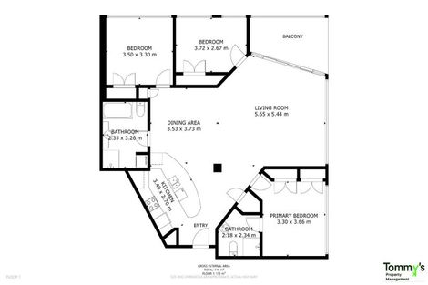 Photo of property in Endeavour Apartments, 9/125 Thorndon Quay, Pipitea, Wellington, 6011