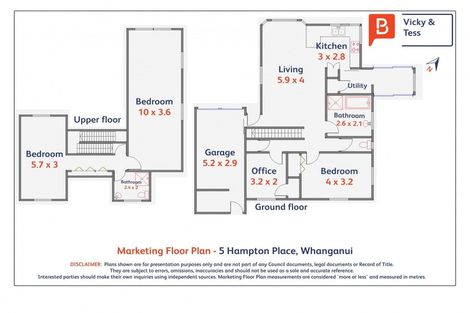 Photo of property in 5 Hampton Place, Springvale, Whanganui, 4501
