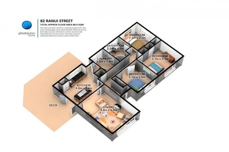 Photo of property in 82 Ranui Street, Dinsdale, Hamilton, 3204