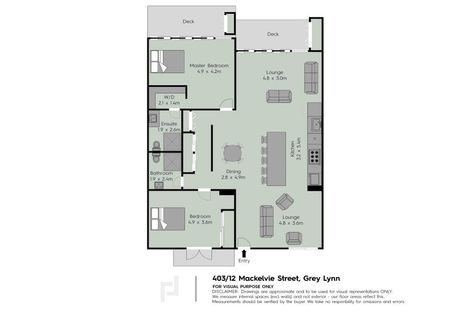 Photo of property in 403/12 Mackelvie Street, Grey Lynn, Auckland, 1021