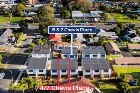 Photo of property in 4/7 Chevis Place, Pakuranga, Auckland, 2010