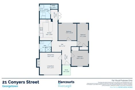 Photo of property in 21 Conyers Street, Georgetown, Invercargill, 9812