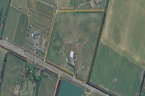 Photo of property in 1386 North Eyre Road, West Eyreton, Rangiora, 7475