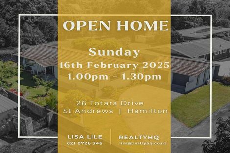 Photo of property in 26 Totara Drive, St Andrews, Hamilton, 3200