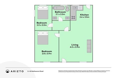 Photo of property in 2/42 Mathesons Road, Phillipstown, Christchurch, 8011