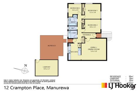 Photo of property in 12 Crampton Place, Manurewa, Auckland, 2102