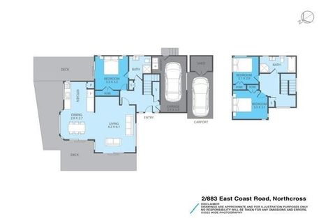 Photo of property in 2/883 East Coast Road, Northcross, Auckland, 0632