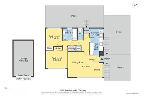 Photo of property in 2/6 Palawan Place, Torbay, Auckland, 0630