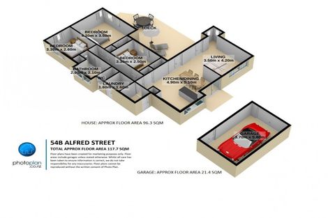 Photo of property in 54b Alfred Street, Fairfield, Hamilton, 3214