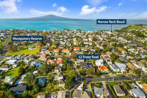 Photo of property in 1/12 Fraser Road, Narrow Neck, Auckland, 0624