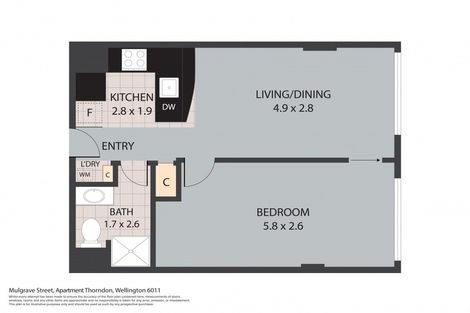 Photo of property in St Pauls Apartments, 98/43 Mulgrave Street, Thorndon, Wellington, 6011