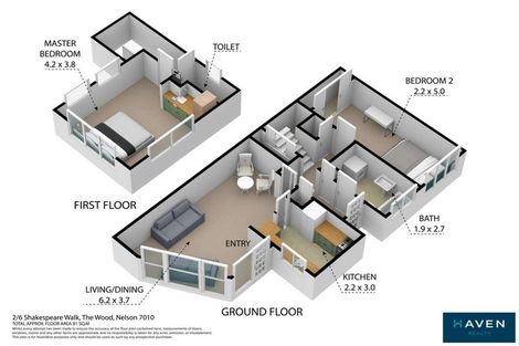 Photo of property in 2/6 Shakespeare Walk, The Wood, Nelson, 7010