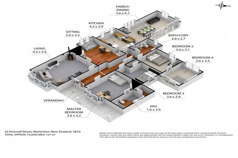 Photo of property in 32 Pownall Street, Masterton, 5810