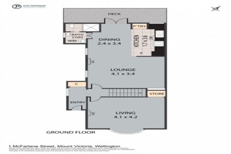 Photo of property in 1 Mcfarlane Street, Mount Victoria, Wellington, 6011