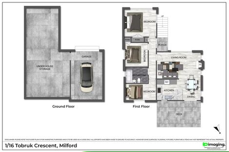 Photo of property in 1/16 Tobruk Crescent, Milford, Auckland, 0620