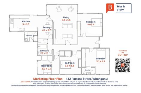 Photo of property in 132 Parsons Street, Springvale, Whanganui, 4501