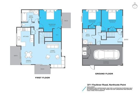 Photo of property in 3/11 Faulkner Road, Northcote Point, Auckland, 0627