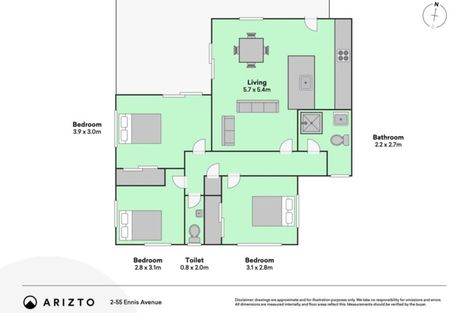 Photo of property in 2/55 Ennis Avenue, Pakuranga Heights, Auckland, 2010