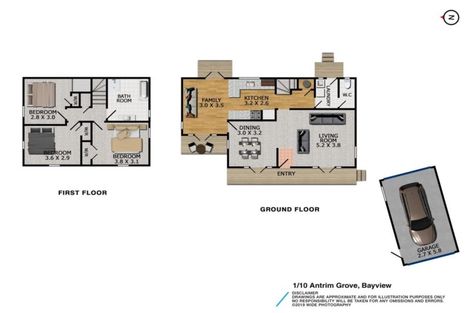 Photo of property in 1/10 Antrim Grove, Bayview, Auckland, 0629