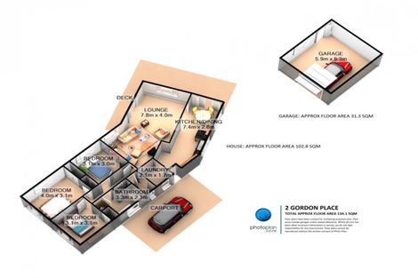 Photo of property in 2 Gordon Place, Leamington, Cambridge, 3432