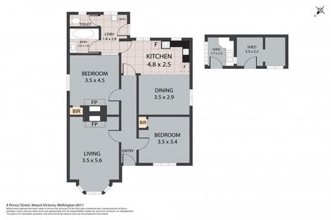 Photo of property in 4 Prince Street, Mount Victoria, Wellington, 6011