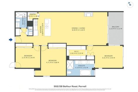 Photo of property in 302/28 Balfour Road, Parnell, Auckland, 1052