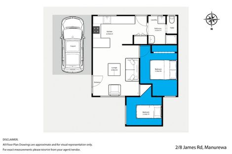 Photo of property in 2/8 James Road, Manurewa, Auckland, 2102