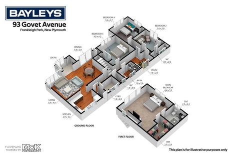 Photo of property in 93 Govett Avenue, Frankleigh Park, New Plymouth, 4310