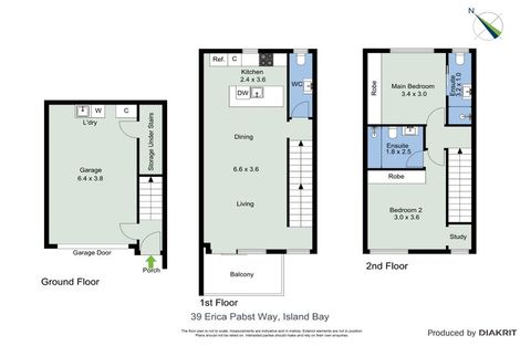 Photo of property in 39 Erica Pabst Way, Island Bay, Wellington, 6023