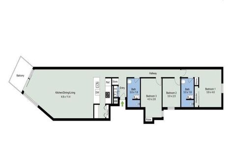 Photo of property in Piermont Apartments, 1b/82 Cable Street, Te Aro, Wellington, 6011