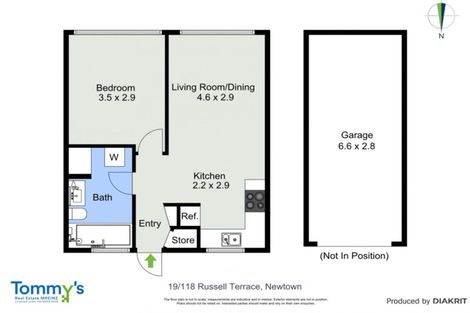 Photo of property in Beresford Apartments, 19/118 Russell Terrace, Berhampore, Wellington, 6023